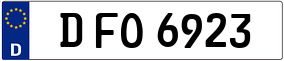 Truck License Plate